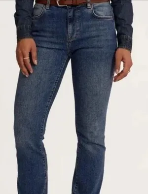 Tecovas Mid Rise Straight Mid wash western jeans size 28‎ thumbnail 1