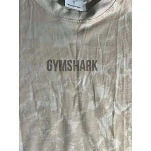 Gymshark T-Shirt Pink Salt Tie Dye Camo Women's Size Small Gym Workout Active thumbnail 2
