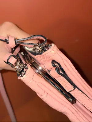Nine West Light Pink Pebbled Crossbody Bag thumbnail 9