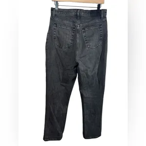 Abercrombie & Fitch 90s Straight Ultra High Rise Jeans Curve Love Size 29 /‎ 8R thumbnail 4