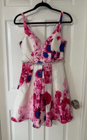 Floral Dress Pink Size 4 thumbnail 1