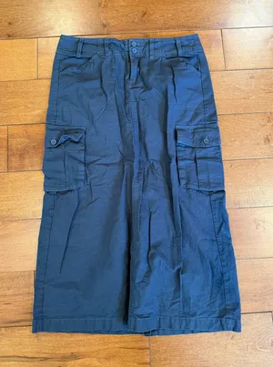 Brandy Melville brown Cargo Midi Skirt ONE SIZE thumbnail 1