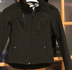 Ladies Warm Winter Hooded Coat | Jacket Black Size XS thumbnail 3