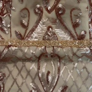 NWT Ava Presley Halter Mini Sequined Dress Pink Size 6 thumbnail 5