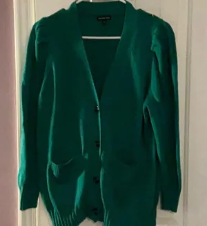 Who What Wear Green Women's Cardigan Sweater SZ L NWOT thumbnail 2