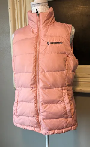 Free Country Pink puffer vest thumbnail 1