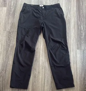 REI CoOp Black Cargo Pants 16 with Durable Fabric Adjustable lightweight thumbnail 1