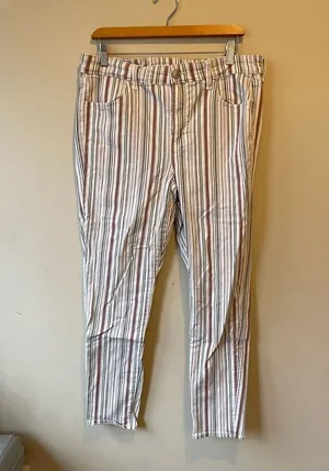 american eagle striped jeggings thumbnail 1