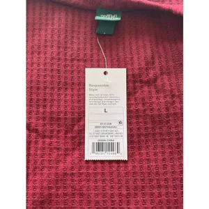 Wild Fable Long Sleeve Boxy Cropped T-Shirt Berry Red Size Large thumbnail 10