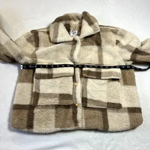 Princess Polly Doria Plaid Jacket Size S Outerwear Cozy Classic Casual Outdoors thumbnail 9