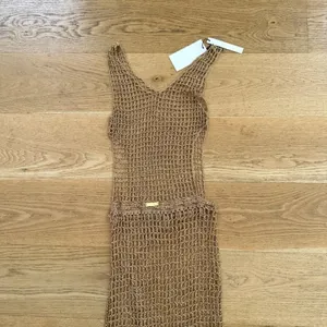 Lisa Maree - Make It Known Net Dress in Gold Metallic thumbnail 2