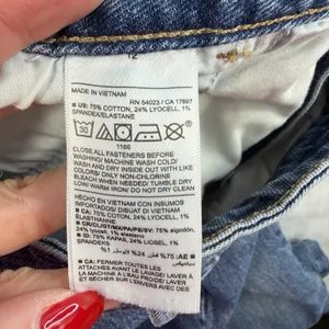 Old Navy 12 Kicker Bootcut Jeans Extra High-Rise Smooth Pockets‎ Stretch Raw Hem thumbnail 7