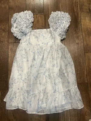 Boutique Babydoll Dress Blue thumbnail 2