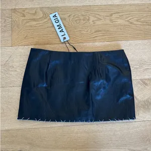 I.AM.GIA - Sid Faux Leather Mini Skirt in Black thumbnail 3