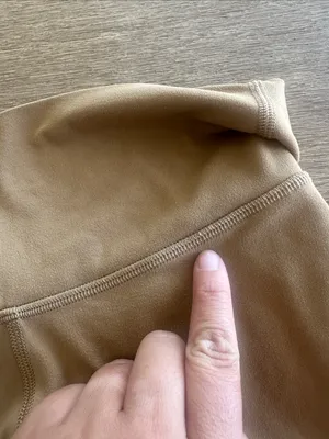 Tna Aritzia caramel‎ tan leggings size small thumbnail 6