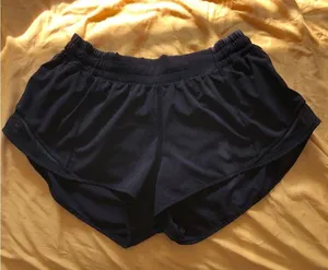 Lululemon Hotty Hot Shorts Black Workout Running Mesh 8 Medium 2.5” inseam short thumbnail 3