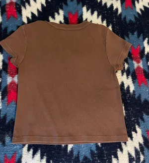 Brandy Melville Brown Tee thumbnail 4