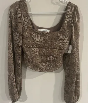 NWT Altar'd State lace‎ blouse small thumbnail 1