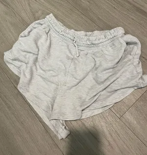 Women's Light Gray Lounge Shorts thumbnail 1