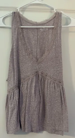 Hollister Light Purple Lace Trip Tank thumbnail 1