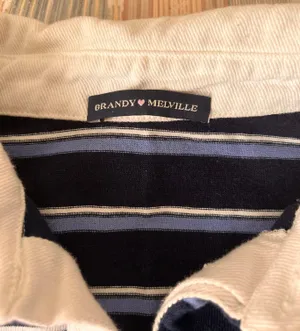 Brandy Melville Oversized Cropped Polo Shirt thumbnail 2