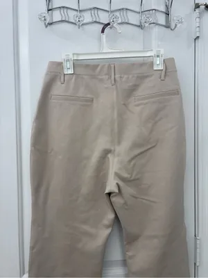 Quince ultra stretch ponte straight leg pants ecru large thumbnail 5