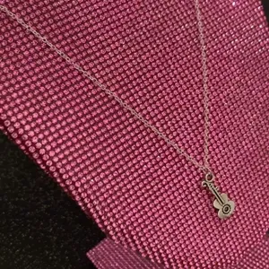 Electric Guitar Necklace Sterling Silver Concert thumbnail 2