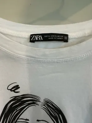 ZARA Tee Graphic White thumbnail 3