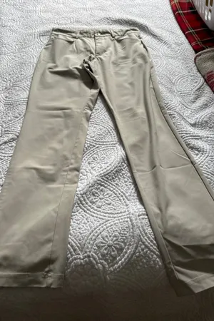 Tan Old Navy, active slim khakis thumbnail 1