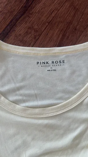 Pink Rose Ribbed long sleeve thumbnail 2