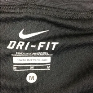 Nike SET Black Side Ruched Dri-Fit Sport Shorts & Racerback Top M L thumbnail 9