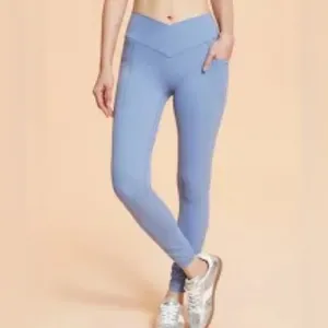 Blogilates Purple High-Waisted Crisscross Leggings thumbnail 8