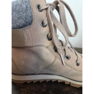 Sorel Lennox Boot Leather Tan Brown Mid Calf Outdoor Gorpcore Utility Women 7.5 thumbnail 7