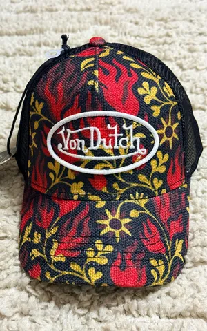 New Von Dutch unisex Burnbloom Trucker Hat thumbnail 2