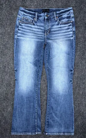 Buckle Black Fit No 53 Bootcut Stretch Jeans Sz 29 x 29 SHORT BBW5914S Whisker thumbnail 1