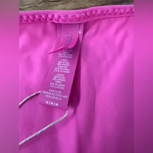 🪩NWT SOLD OUT SKIMS Bikini Bar Tie Bikini Bottom~Medium~Flamingo 🦩 thumbnail 10