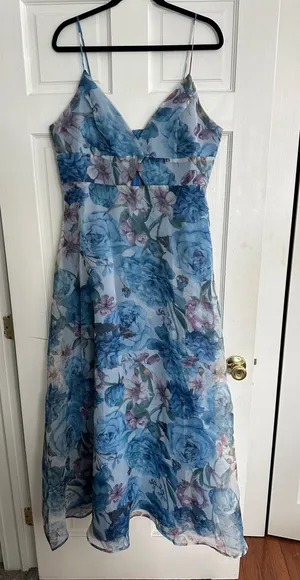 Wedding Guest Dress Lulus Floral thumbnail 1