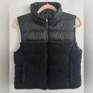 AEROPOSTALE Puffy/ Fuzzy Zippered Vest Size M thumbnail 3