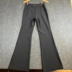 Old‎ Navy Active PowerSoft Extra High Rise Flare Leggings Black Womens Medium thumbnail 2