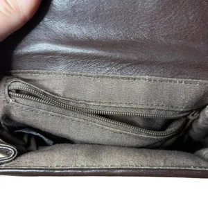 One World by Brighton Brown Croc Embossed Crossbody Bag & Wallet Set thumbnail 4