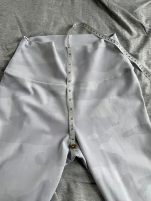 Alo Yoga High Waist Vapor Legging White Grey Camouflage Camo M Workout Yoga thumbnail 14