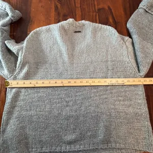 Carve Designs Sage Green Chunky Knit Crew Neck‎ Sweater Womens Large Relaxed Fit thumbnail 8