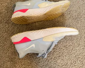 Nike Odyssey React 2 Flyknit Running Shoes Blue White Pink Womens Size 8 thumbnail 4