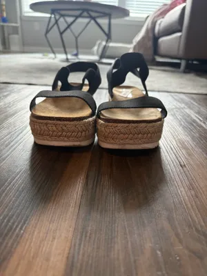 Steve Madden Sandals Black Platform thumbnail 3