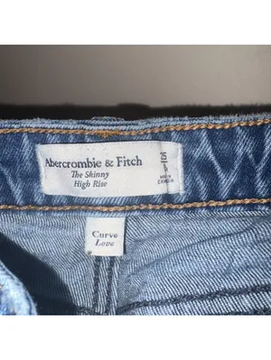 Abercrombie & Fitch Curve Love The Skinny High Rise Jeans Size 25 0R thumbnail 5
