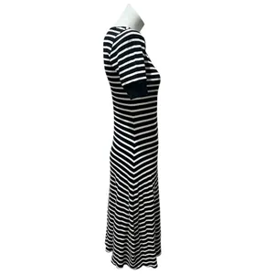 Lauren Ralph Lauren Women's Striped Bodycon Dress Black & White Standard Size S thumbnail 4