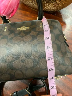 COACH Signature 2WAY Handbag Shoulder Bag thumbnail 3