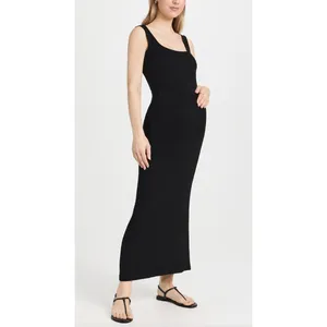 Hatch The Long Body Tank Maxi Dress Black Womens Size 2 Medium Maternity thumbnail 12