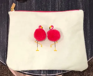 Flamingo Retro  Make Up Bag thumbnail 1
