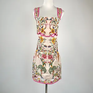 NWOT FARM Rio Linen Convertible 2‑in‑1 Dress Detachable Top & Skirt set Sz M thumbnail 3